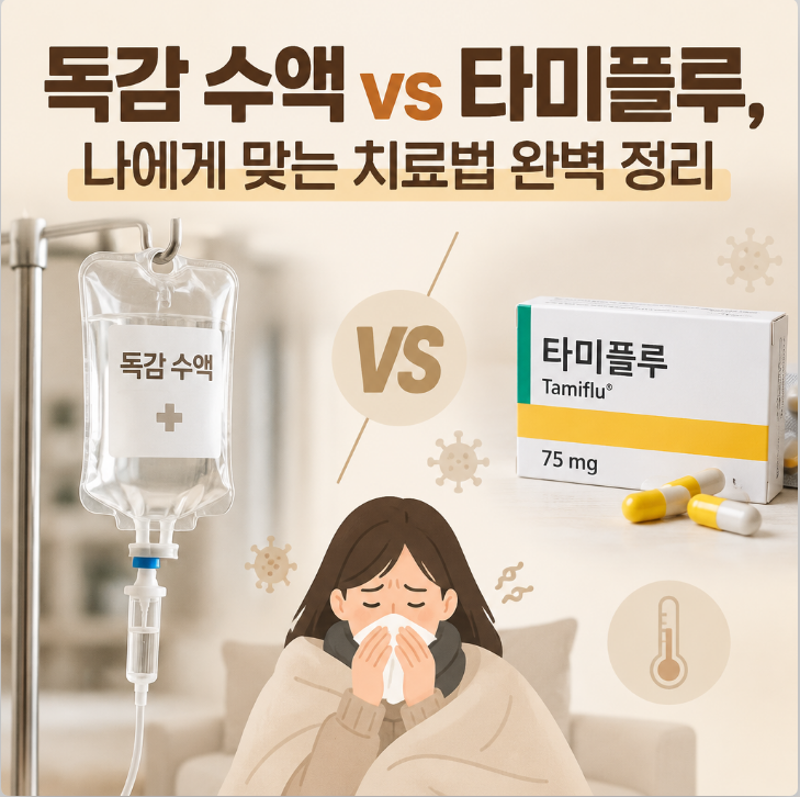 B형독감 A형독감 치료주사 약 치료약 비용 수액 타미플루 조플루자 기간 실비 비용