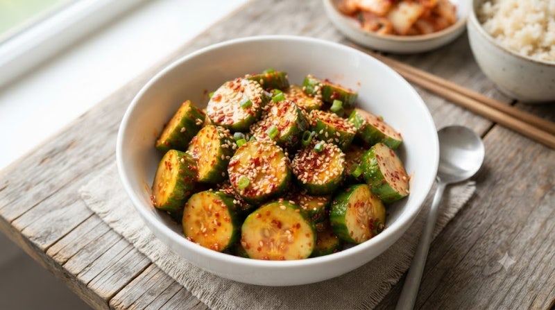 아삭하고 새콤달콤한 오이무침 맛있게 만드는 방법 황금레시피