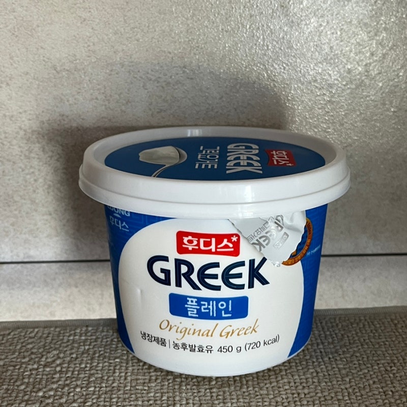그릭요거트 추천 일동후디스 그릭요거트 플레인 무첨가라 아침마다 먹어요
