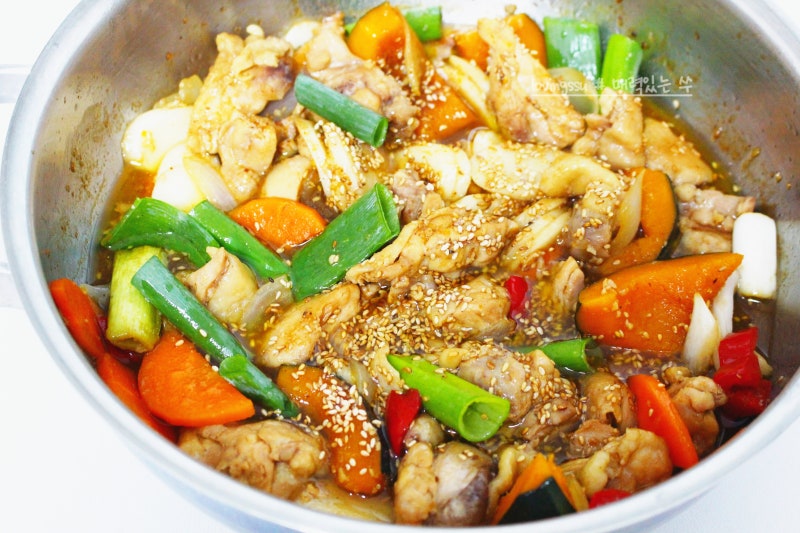 순살찜닭 레시피 양념 만드는법 안동찜닭 소스 만들기