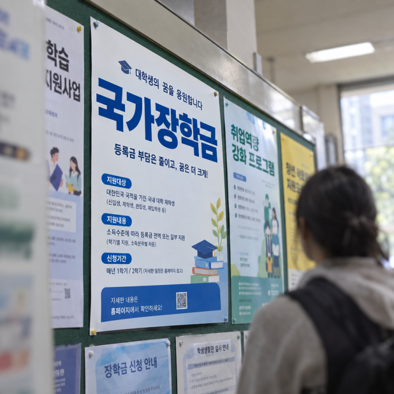 국가장학금 탈락 사유 3가지, 가구원 동의·성적 기준·신청기간 총정리