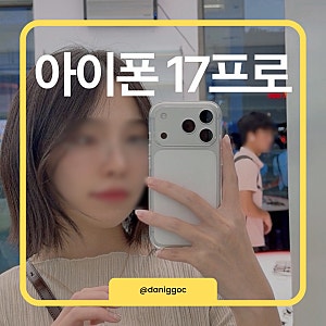 아이폰 17pro 실버 색상 512GB 자급제 찐막차 탄 언박싱 후기 및 보상판매 방법(ft.13미니 크기 비....