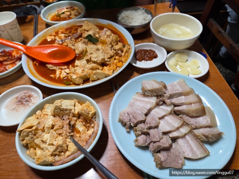 주말 대전여행| 진로집 두루치기 , 성심당본점주말웨이팅 롤케이크 , 예산시장 선봉국수