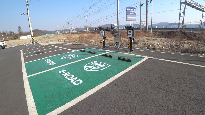 안동 전기차 충전기 설치, 조아스크린골프장 7kW 2기 현장