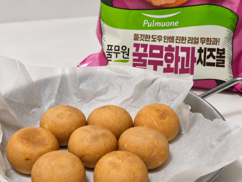풀무원 꿀무화과 치즈볼 에어프라이어 VS 전자레인지