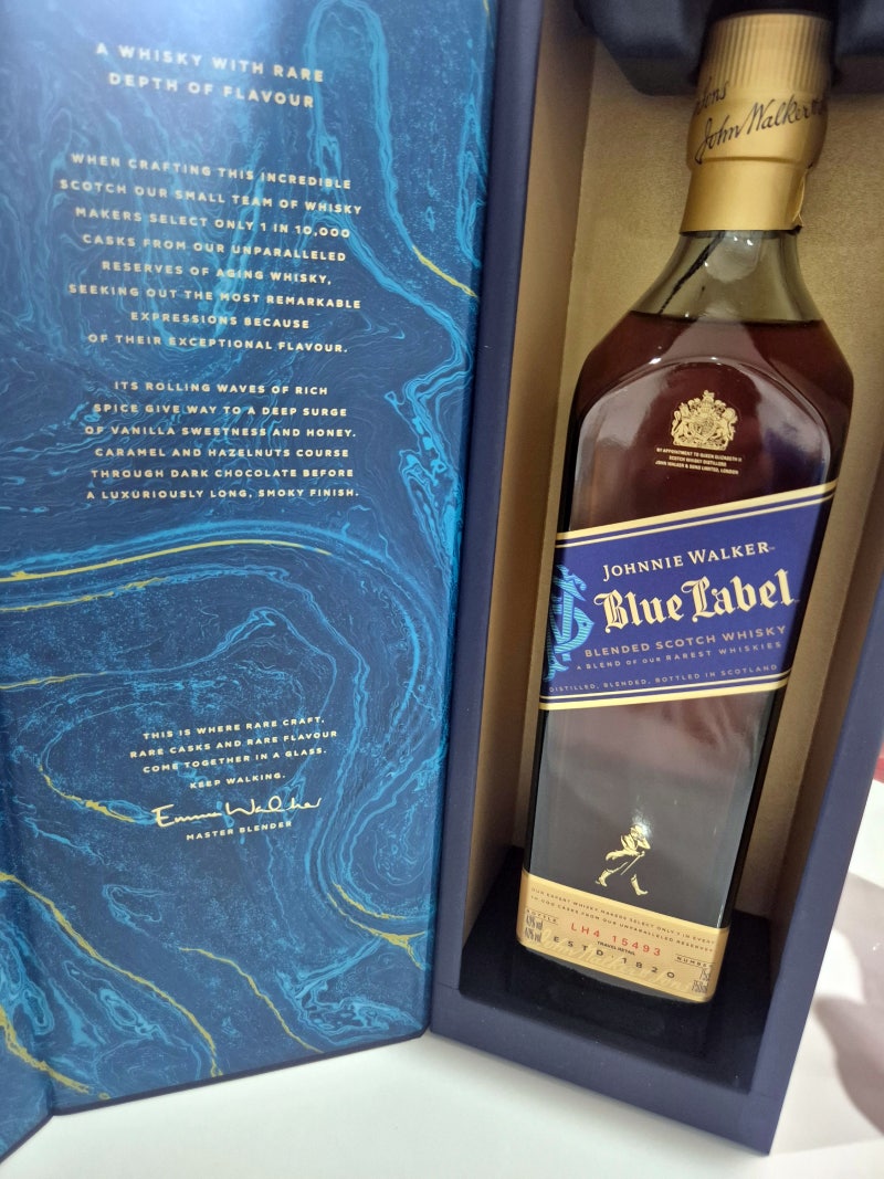 조니워커 블루라벨 가격 750ml 선물용 추천 이유