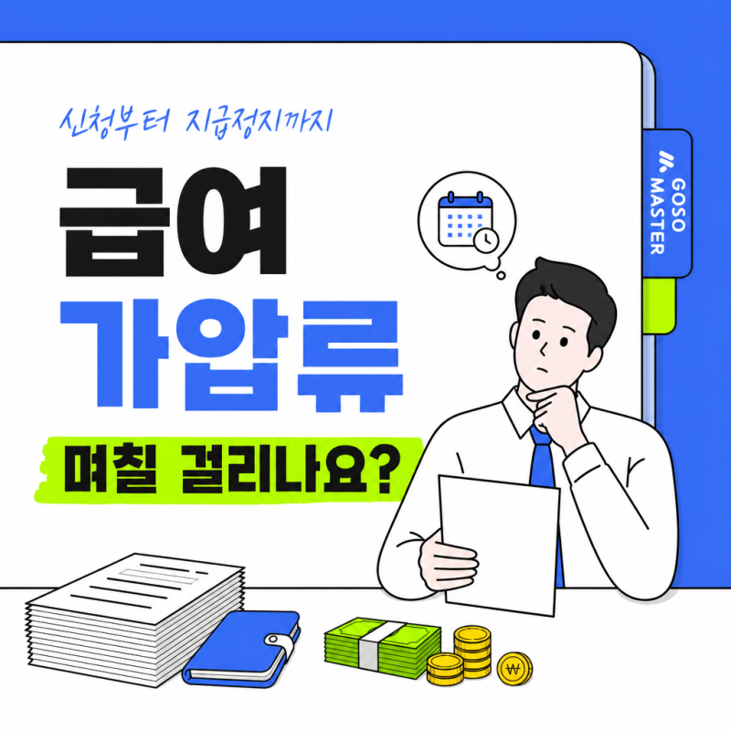 급여 가압류 며칠 걸리나요? 신청부터 결정까지 소요기간 총정리