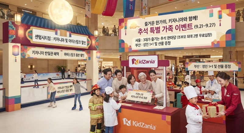 센텀·대구·부산 온 가족이 함께 즐기는 백화점 & 키자니아 명절 할인·체험 혜택 총정리
