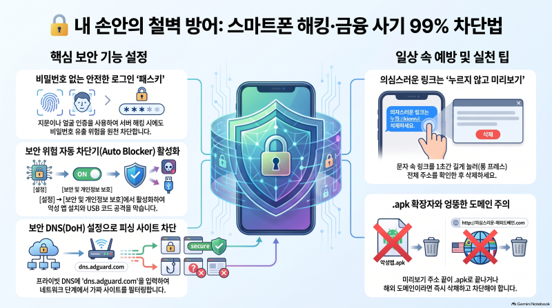 털릴 틈 없는 철벽 방어! 스마트 보안 설정법