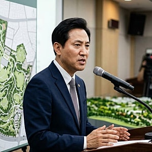 오세훈 서울시장, 정부 부동산 정책 비판…용산공원 1cm도 못 내준다