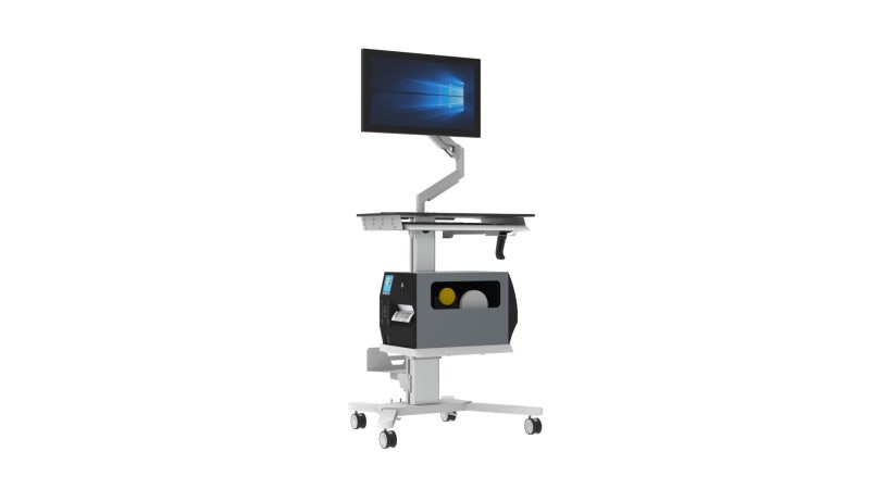 모니터 카트, 산업용 메디컬 카트, 병원 카트 올인원 임베디드 시스템 주문 제작 DNSYS