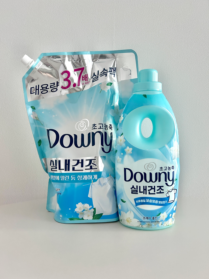 빨래 꿉꿉한 냄새, 다우니 섬유유연제로 바꾸고 덜 신경 쓰여요