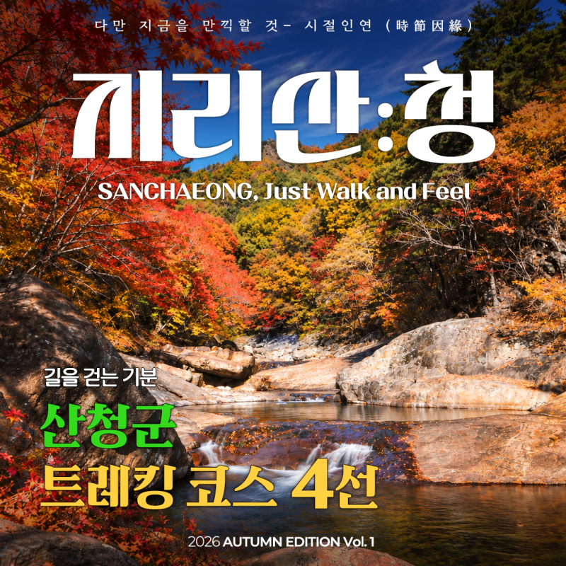 국내 가을여행 트레킹코스 추천 산청 걷기 좋은 길 4곳