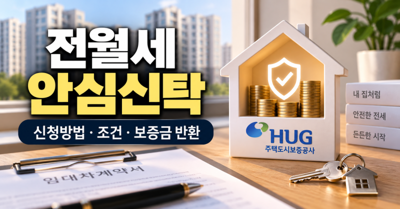 전월세 안심신탁 뜻｜신청방법·조건·보증금 반환 쉽게 정리