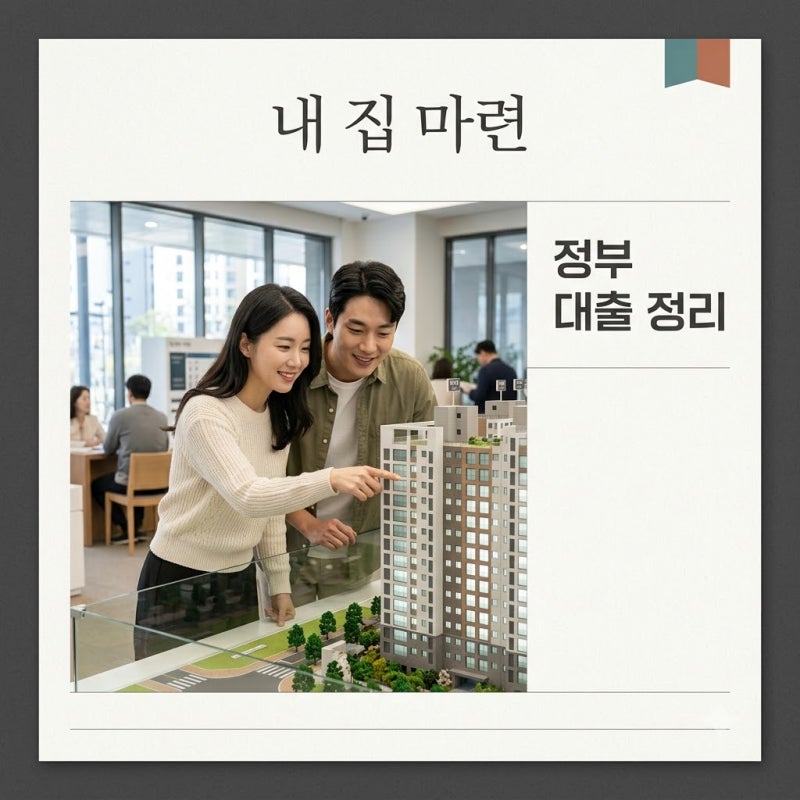 내 집 마련을 위한 정부 지원 저금리 대출 자격요건 핵심 정리