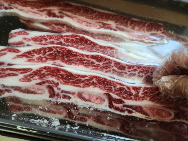 코스트코 LA갈비 고르는 방법 2.5kg 갈비 양념 재우기 미국산 호주산 고민이라면 미국산 추천