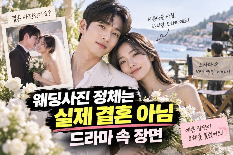 서강준♥안은진 해외 웨딩사진 공개? 실제는 드라마 커플사진