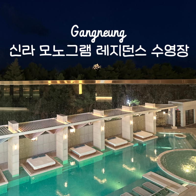 강릉 신라 모노그램 레지던스 수영장 예약url 4부 이용