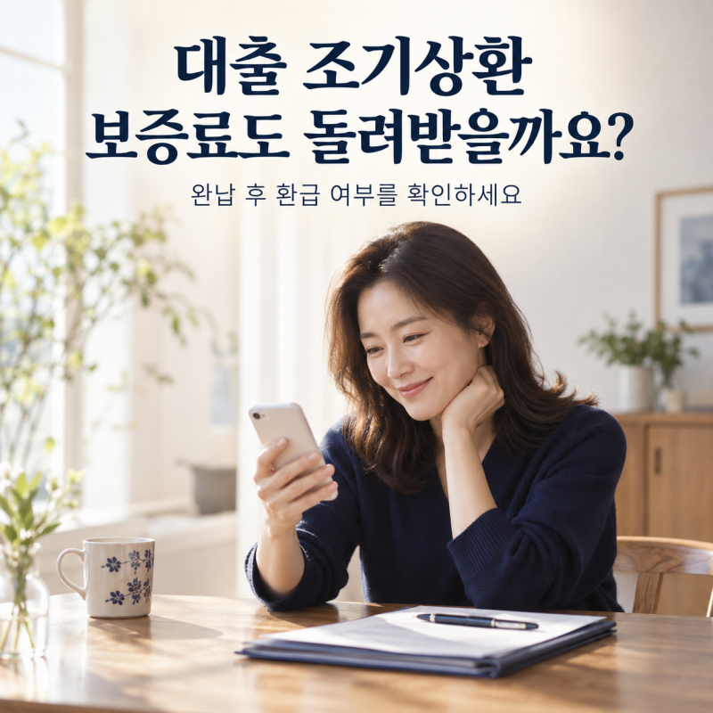 대출 잔액은 0원인데, 돌려받을 돈이 남았을 수 있습니다