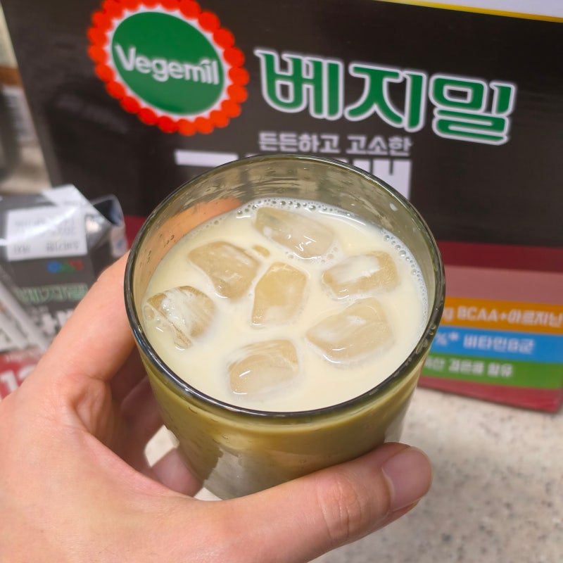 [내돈내산] 닭가슴살 질릴 때 단백질 12g 채우기! 베지밀 고단백 두유 검은콩 후기