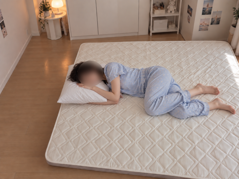 MIFAN 메모리폼 매트리스 10cm 접이식 토퍼 내돈내산 자취방 바닥에서 써본 후기