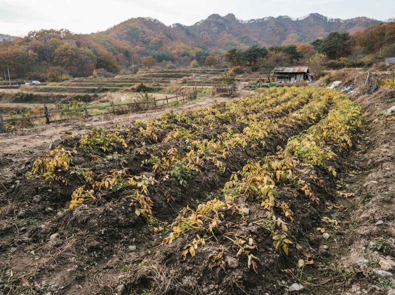 가을 감자 수확시기, 언제 캐야 할까? 서리 오기 전 확인할 신호