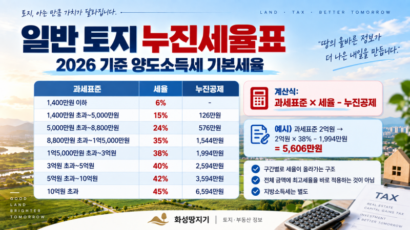 2026 토지 양도소득세 총정리