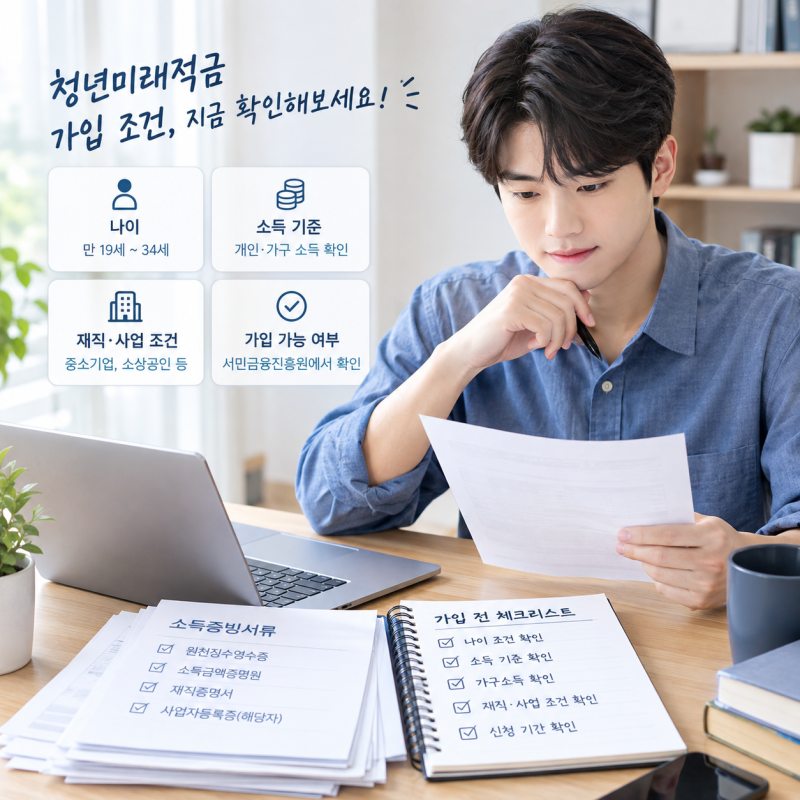청년미래적금 소득 기준 총정리｜일반형 6%·우대형 12% 조건은?