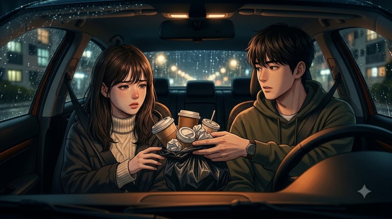 웹예능 십이층 '영업중' 논란 | 차 쓰레기 처리 사연 두둔 거친 언행과 이창섭 반성 사과