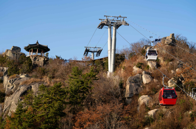 Jeollanam-do Mokpo Attractions: Yudalsan Marine Cable Car Travel Time, Fares, Pet-Friendly Information