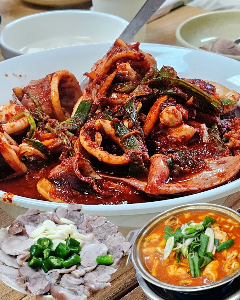 대전 광천식당 오징어두루치기 보쌈 현대식당 닭도리탕 성심당본점 근처 맛집