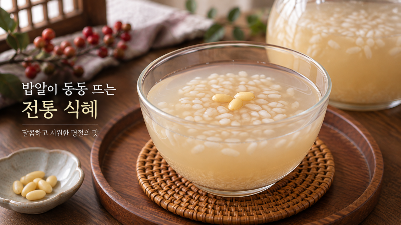 식혜 만드는 법 밥알 동동 뜨게 만드는 전통 식혜 황금레시피