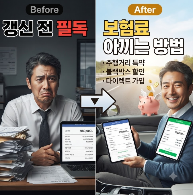 자동차보험 갱신 때 보험료 돌려받는 방법| 계기판·블랙박스·내비 확인