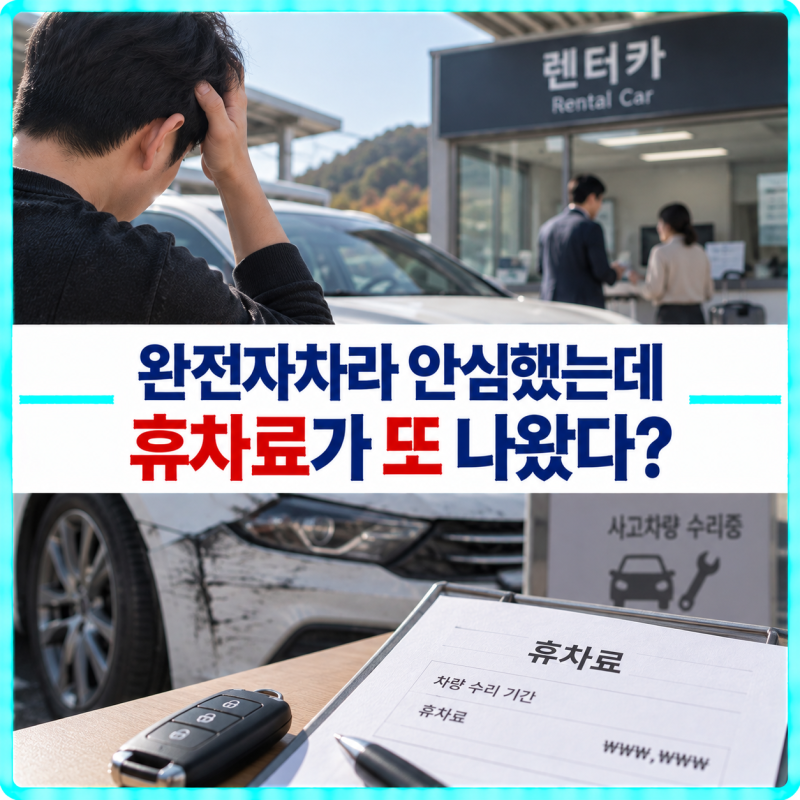 추석 여행 중 렌터카 사고, 수리비·면책금·휴차료를 모두 내야 할까?