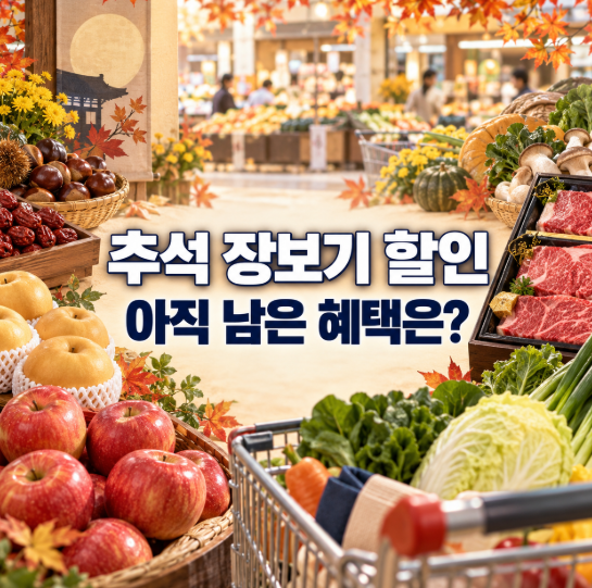 추석 장보기 할인, 온누리상품권 환급 끝났다면? 아직 남은 혜택은