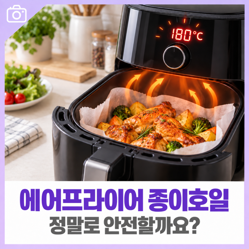 에어프라이어 종이호일 안전할까? 온도에 따라 달라지는 올바른 사용법