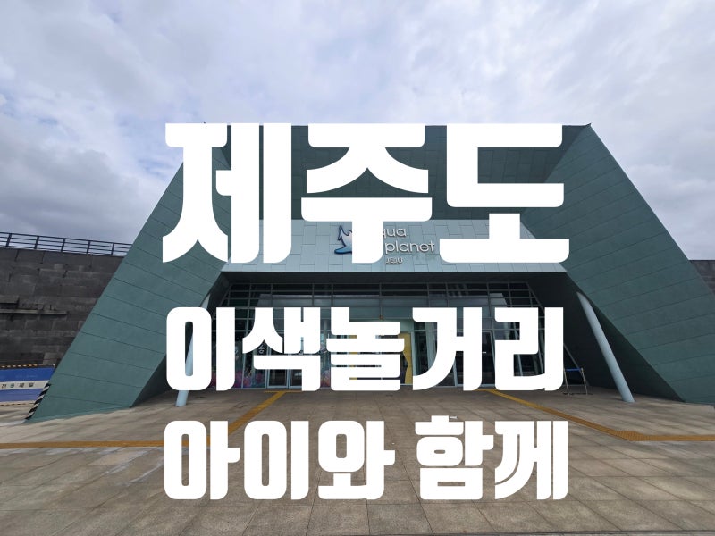 제주 이색데이트 아이와 함께 놀거리 아시아 최대 규모'아쿠아 플라넷'