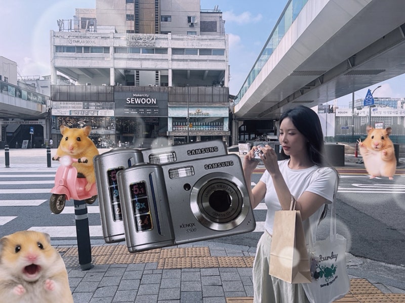 삼성케녹스 s500 빈티지디카 구입기. 동묘에서 세운상가까지