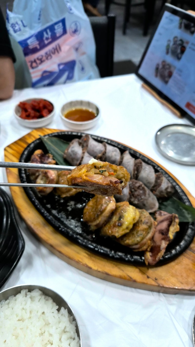 속초중앙시장 오징어순대맛집 속초순대국맛집 추천! 가성비좋은 장터순대국 아바이순대타....
