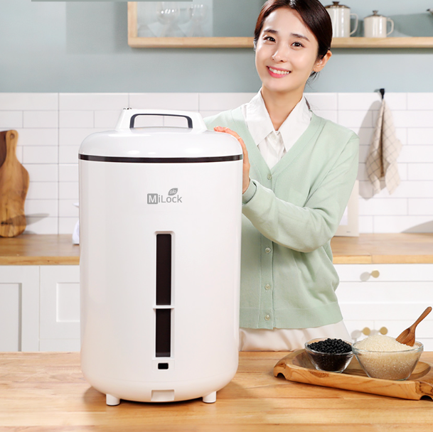 쌀벌레 보고 바꾼 쌀 보관통, 미락 진공 밀폐 쌀통 20kg 알아보니