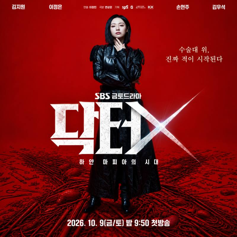 닥터X 몇부작일까? 김지원 10월 9일 첫방, OTT·방송시간까지 확인해보니