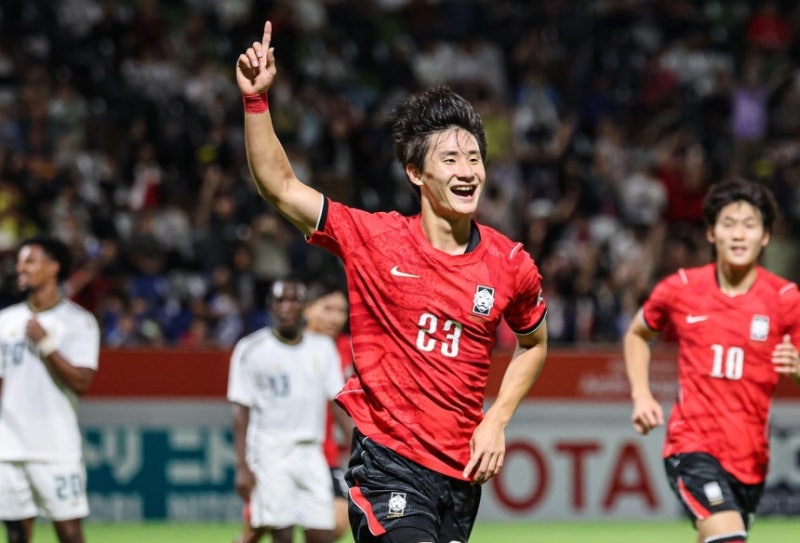 한국 U-23 축구, 사우디 2대0 완파 조 1위로 8강 진출, 4회 연속 금메달 도전 순항