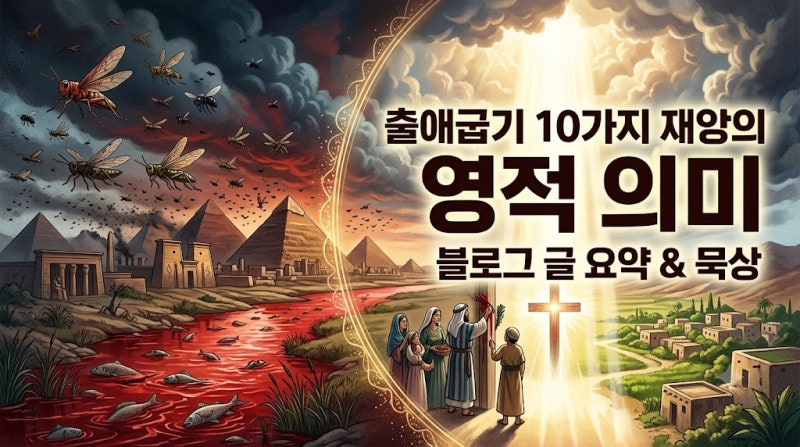 출애굽기 10가지 재앙의 순서와 영적 의미 정리