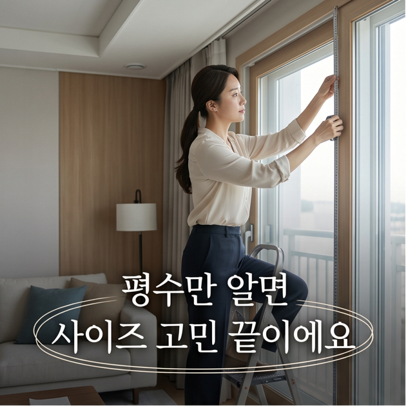 "평수만 알면 사이즈 고민 끝" 32평 거실커튼 제대로 고르는 법 4가지