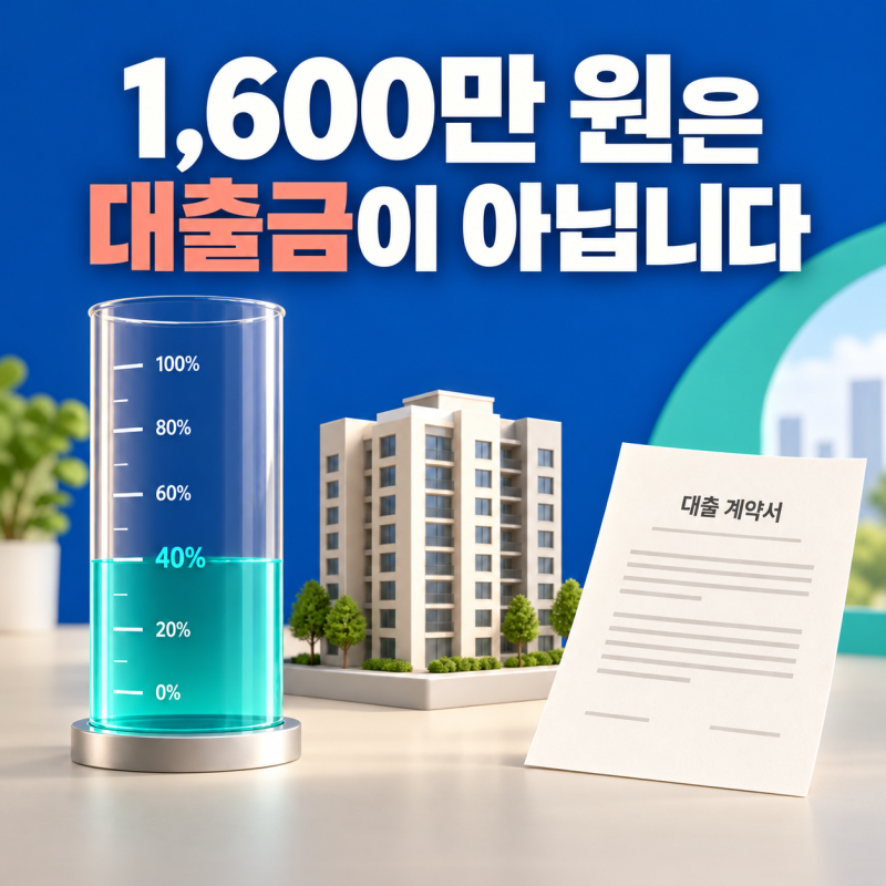 DSR 40% 계산법, 연봉 4,000만 원이면 대출금이 1,600만 원일까?