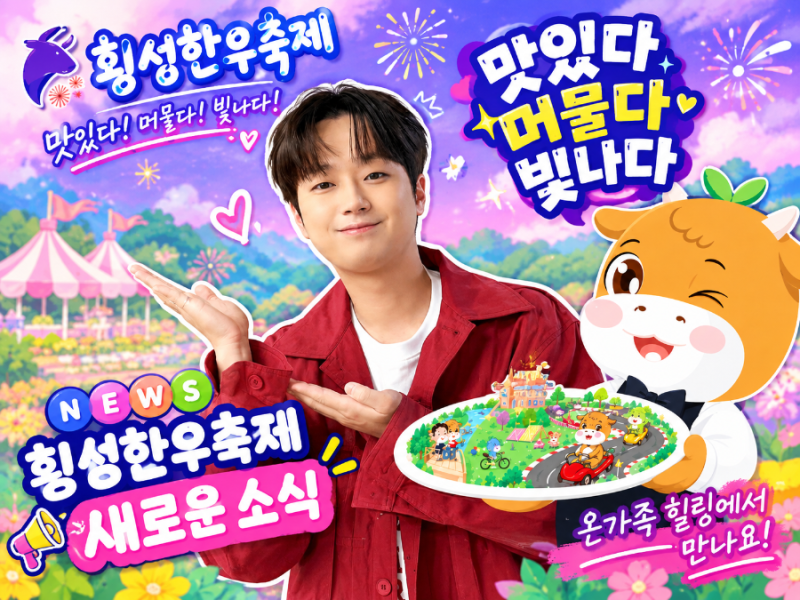 2026 횡성한우축제, 이찬원 출연 소식! 제22회 횡성한우축제 일정과 우아한 뮤직페스타