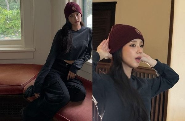 비니 하나 걸쳤을 뿐인데... 블랙핑크 지수가 또 증명해버린 것