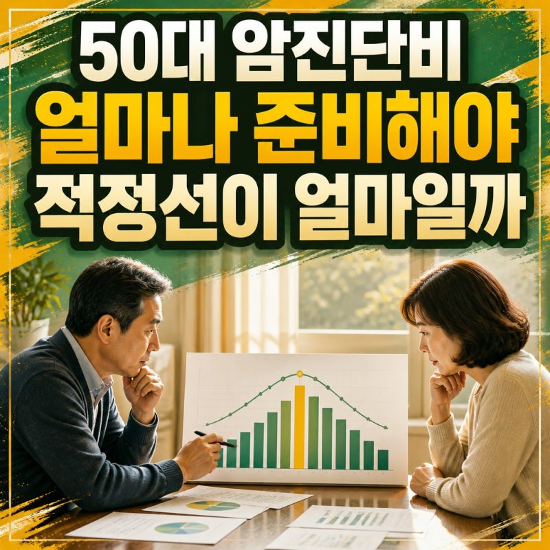 50대 암진단비 얼마나 준비해야 하나, 발병 통계로 보는 적정선