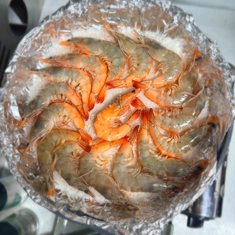 대하구이 손질법 소금구이 하는방법 (feat. 제철 대하 맛있는 팁)