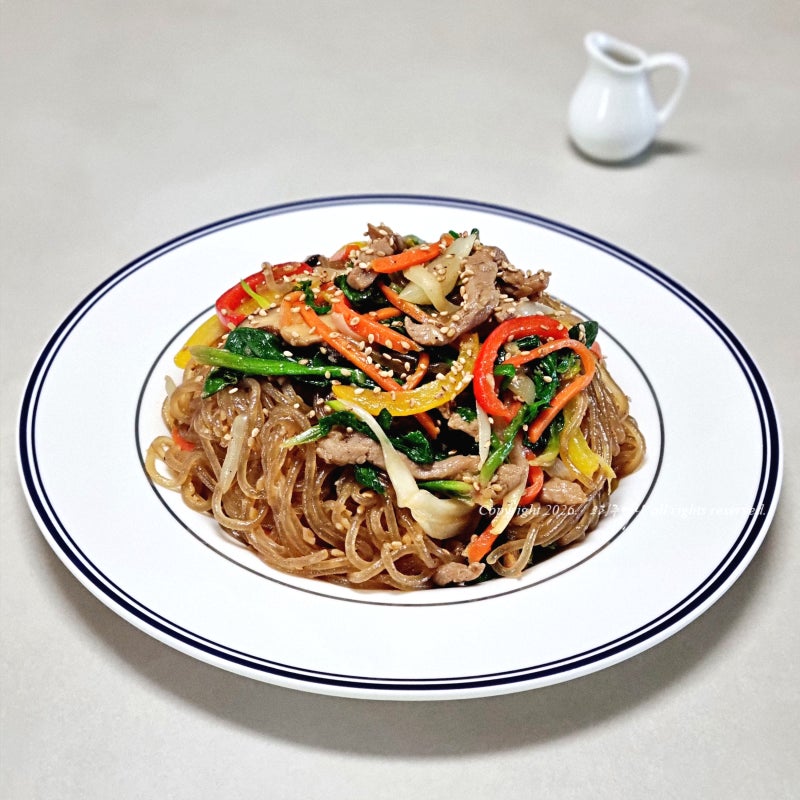 잡채 황금 레시피 불지 않는 잡채 맛있게 만드는법